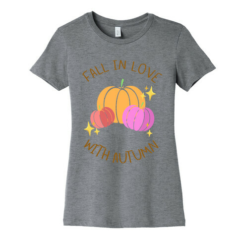 Fall In Love With Autumn Womens T-Shirt