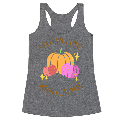 Fall In Love With Autumn Racerback Tank Top