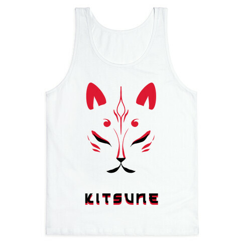 Kitsune Face Tank Top