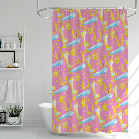 It's Dangerous To Go Alone Take These She-Ra Parody Shower Curtain