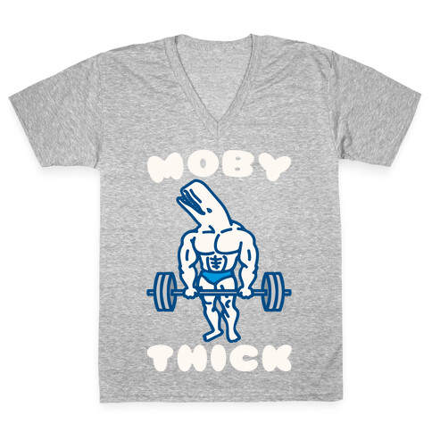 Moby Thick V-Neck Tee Shirt