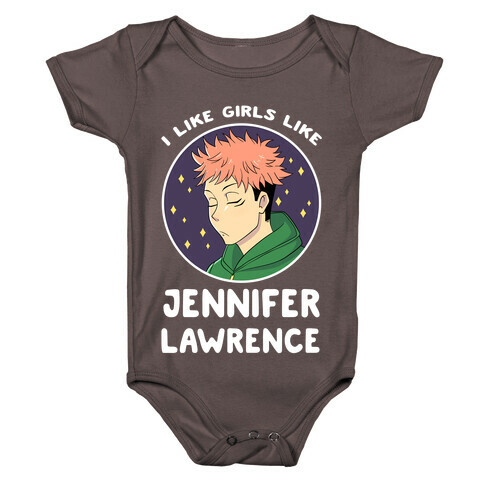 I Like Girls Like Jennifer Lawrence Baby One-Piece