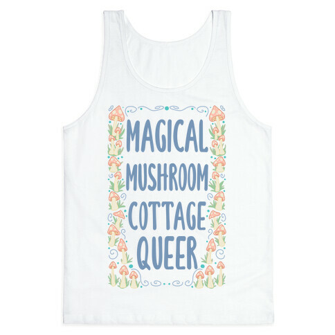 Magical Mushroom Cottage Queer Tank Top
