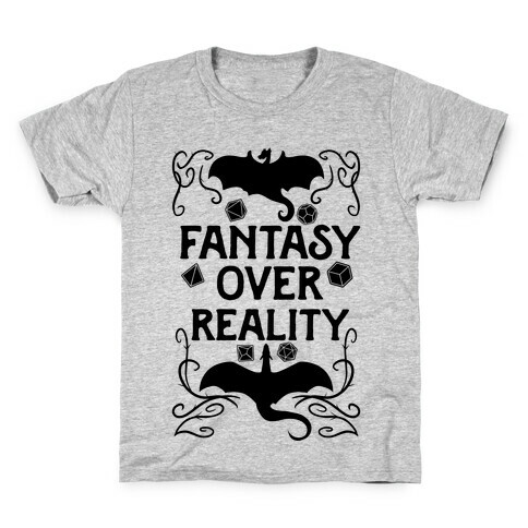 Fantasy Over Reality Kids T-Shirt