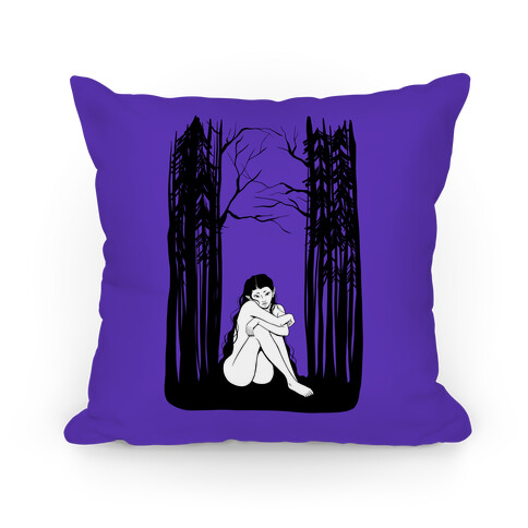 Forest Nymph (purple) Pillow
