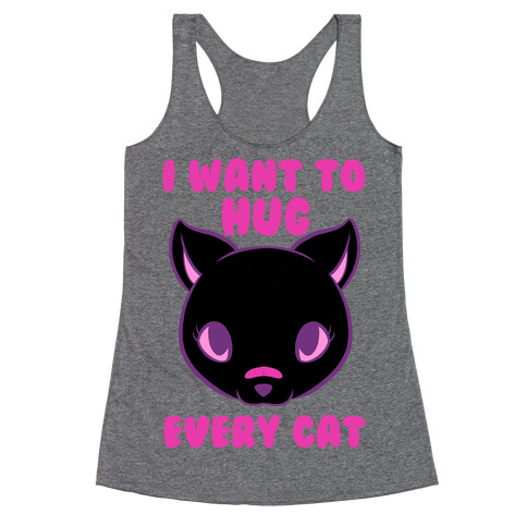 Hug Every Cat Racerback Tank Top