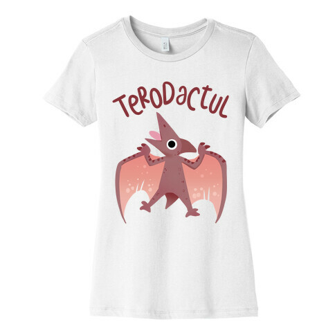 Derpy Animals Terodactul Womens T-Shirt