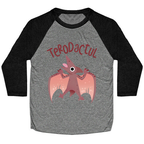 Derpy Animals Terodactul Baseball Tee