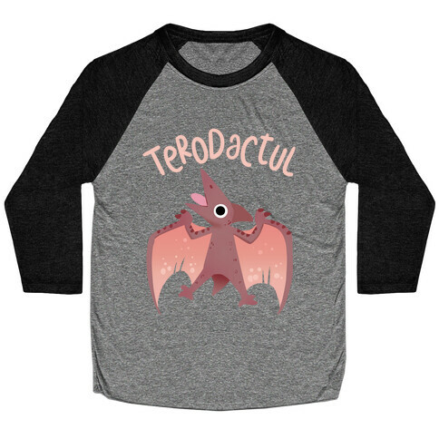 Derpy Animals Terodactul Baseball Tee