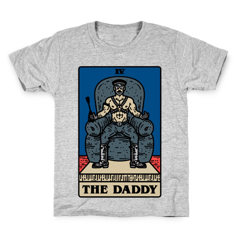 The Daddy Tarot Card Parody Kids T-Shirt