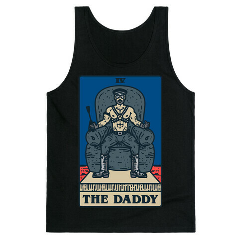 The Daddy Tarot Card Parody Tank Top