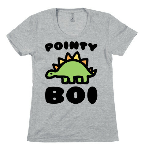 Pointy Boi Stegosaurus Womens T-Shirt