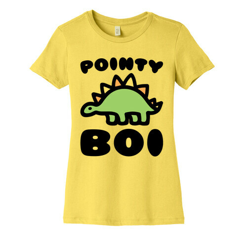 Pointy Boi Stegosaurus Womens T-Shirt