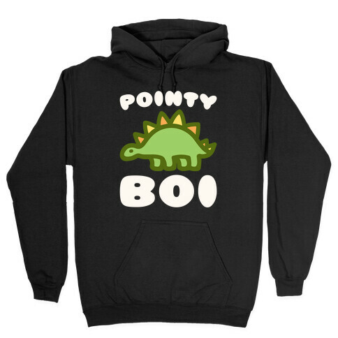 Pointy Boi Stegosaurus Hooded Sweatshirt