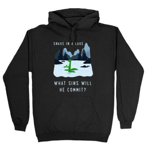 Snake In a Lake Hooded Sweatshirt