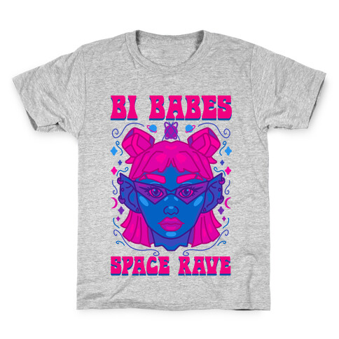 Bi Babes Space Rave Kids T-Shirt