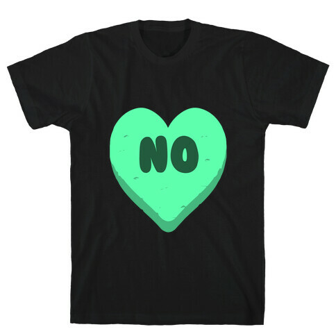 Valentine's Day Heart No T-Shirt