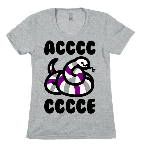 Accce Snake Parody Womens T-Shirt