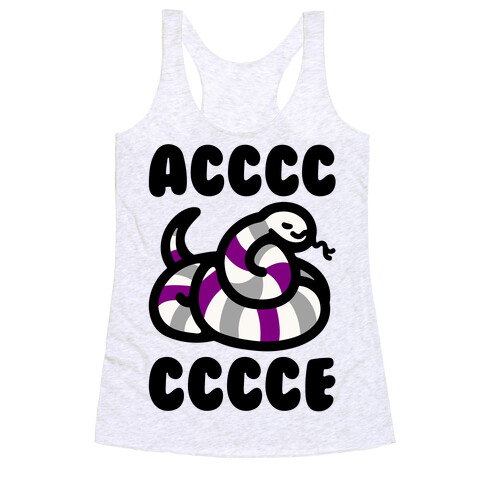Accce Snake Parody Racerback Tank Top