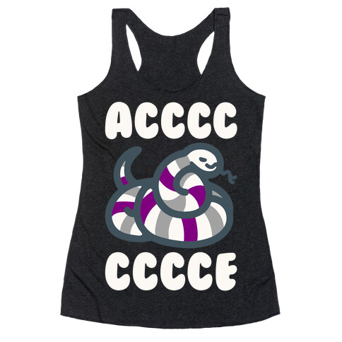 Accce Snake Parody Racerback Tank Top