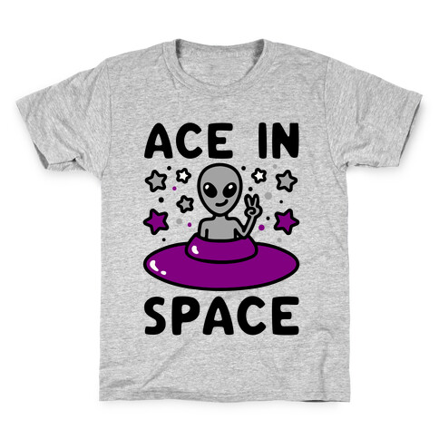 Ace In Space Alien Parody Kids T-Shirt