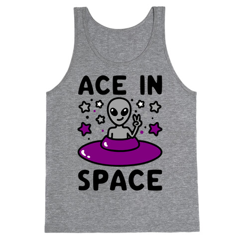 Ace In Space Alien Parody Tank Top