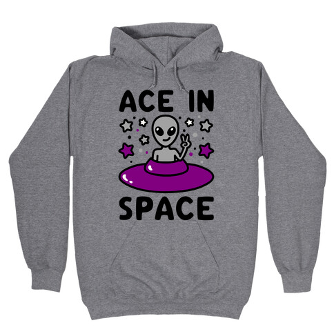 Ace In Space Alien Parody Hooded Sweatshirt