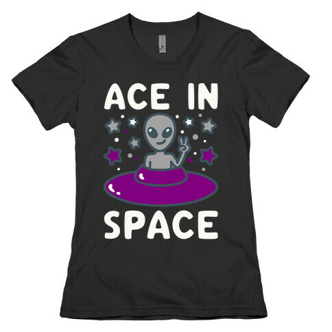 Ace In Space Alien Parody Womens T-Shirt
