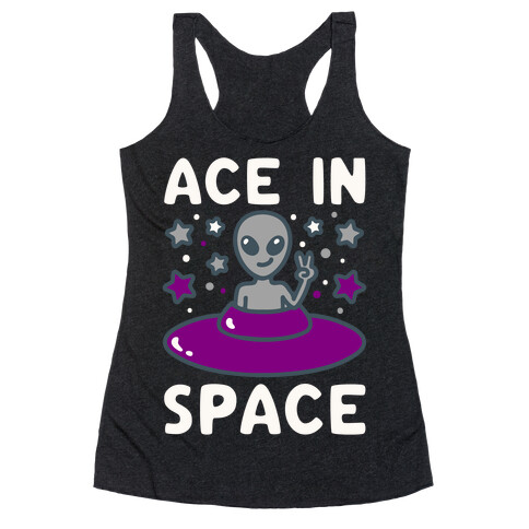 Ace In Space Alien Parody Racerback Tank Top