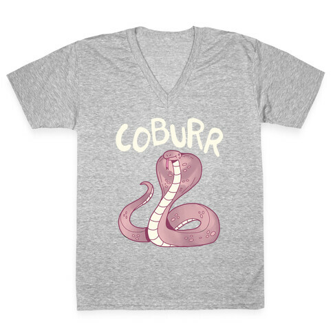 Derpy Animals Coburr V-Neck Tee Shirt