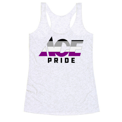 Ace Pride Parody Logo Racerback Tank Top