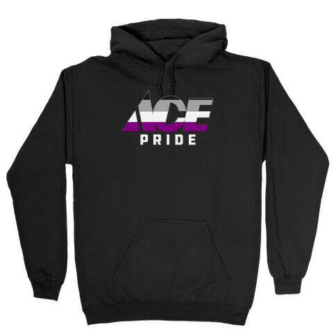 Ace Pride Parody Logo Hooded Sweatshirt