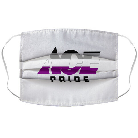 Ace Pride Parody Logo Accordion Face Mask