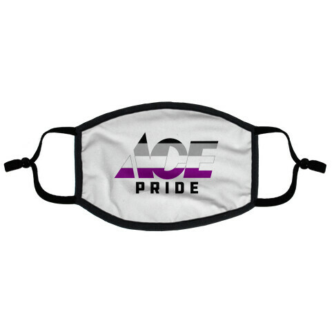 Ace Pride Parody Logo Flat Face Mask