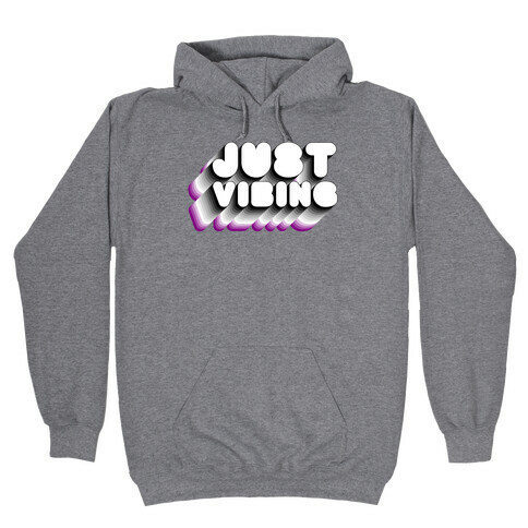 Just Vibing (Ace Pride) Hooded Sweatshirt