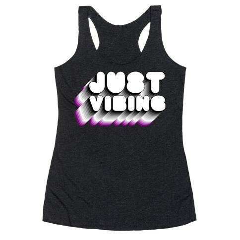 Just Vibing (Ace Pride) Racerback Tank Top