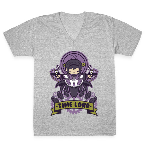 Time Lord Homura Akemi V-Neck Tee Shirt