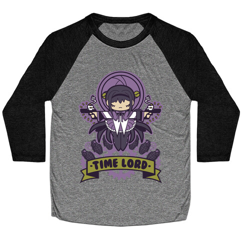 Time Lord Homura Akemi Baseball Tee