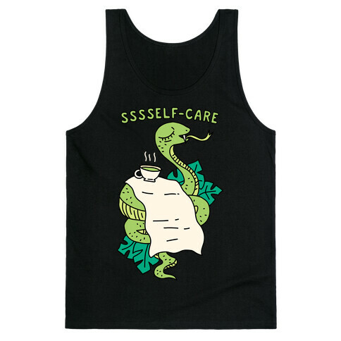 Sssself-Care Snake Tank Top