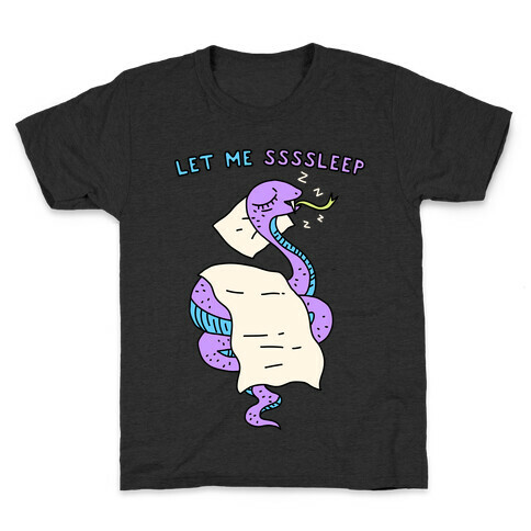 Let Me Ssssleep Snake Kids T-Shirt