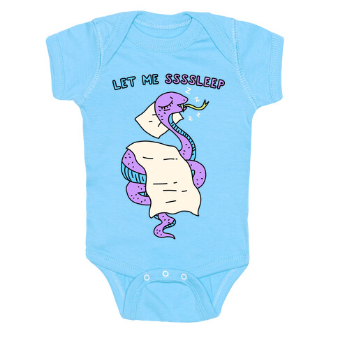 Let Me Ssssleep Snake Baby One-Piece