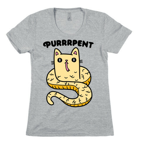 Purrrpent Serpent Cat Womens T-Shirt