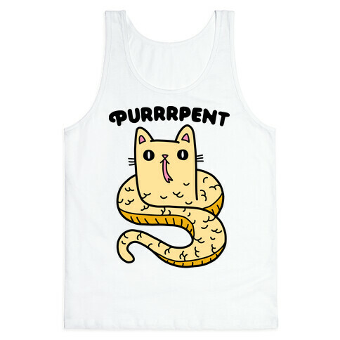 Purrrpent Serpent Cat Tank Top