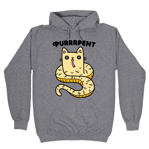 Purrrpent Serpent Cat Hooded Sweatshirt