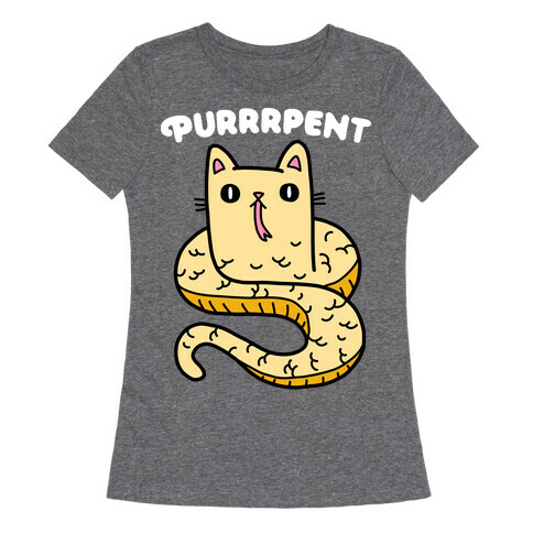 Purrrpent Serpent Cat Womens T-Shirt