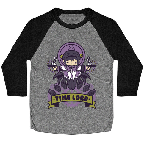 Time Lord Homura Akemi Baseball Tee