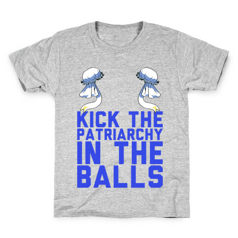 Kick The Patriarchy In The Balls Kids T-Shirt