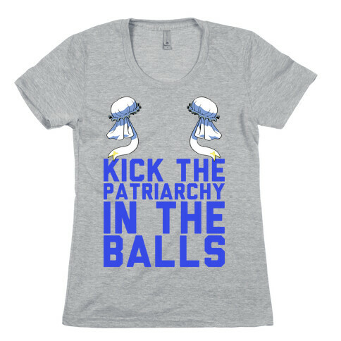 Kick The Patriarchy In The Balls Womens T-Shirt