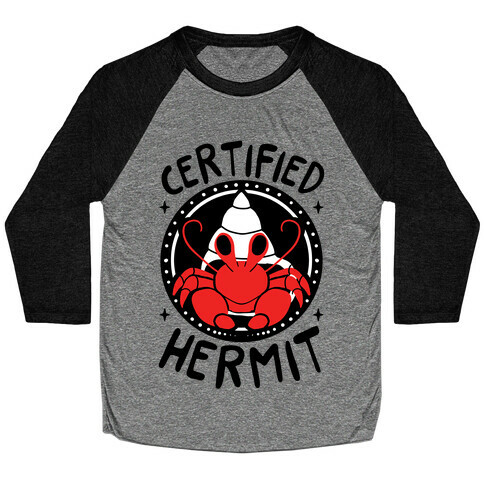Certified Hermit Baseball Tee