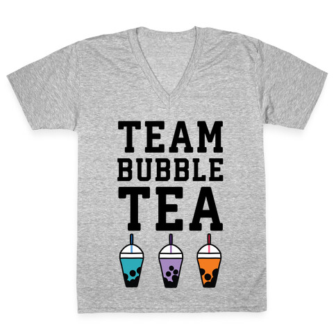 Team Bubble Tea V-Neck Tee Shirt